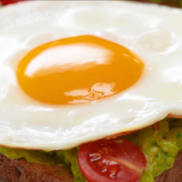 Egg, Avocado, & Tomato Toast Recipe by Tasty image