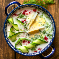 Polish Cold Cucumber Soup with Dill [RECIPE!] | Polonist image
