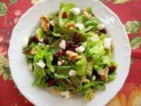 Cranberry Salad Recipe with Feta and Walnuts - Food.com image