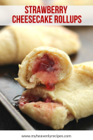 Strawberry Cream Cheese Crescent Rolls - My Heavenly Recipes image