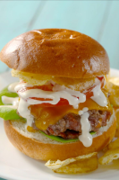 Best Cheddar Bacon Ranch Burgers Recipe - Burger Recipes ... image