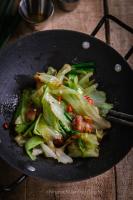 Pork and Cabbage Stir Fry | China Sichuan Food image