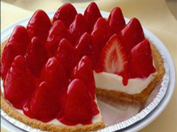 Strawberry Cheese Pie Recipe | Food Network image