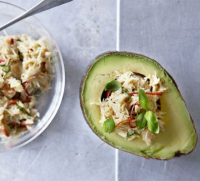 Crab-stuffed avocados recipe | BBC Good Food image