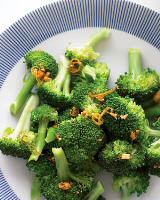 Steamed Broccoli with Garlic Oil Recipe | Martha Stewart image