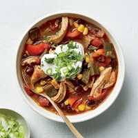 Pulled chicken ancho chile and black bean soup | Recipes ... image
