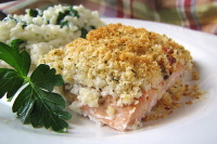 Panko Parmesan Salmon Recipe | Allrecipes image