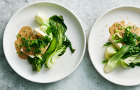 Tofu and Bok Choy With Ginger-Tahini Sauce Recipe - NYT ... image