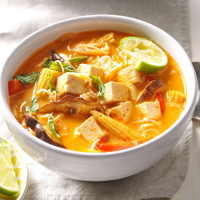 Veggie Thai Curry Soup Recipe: How to Make It image