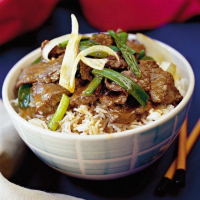 Beef with Ginger Recipe | MyRecipes image