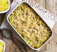 Chicken & leek pasta bake with a crunchy top recipe | BBC ... image