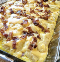 Bacon, Egg and Cheese Biscuit Bake - Recipes - Faxo image