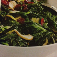 Sauteed Kale, Mushrooms, and Cranberries Salad image