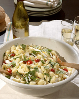 Corn, Tomato, and Basil Pasta Recipe | Martha Stewart image