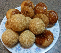 Fried glutinous rice balls (banh cam & banh ran), Recipe ... image