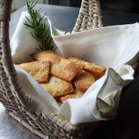 Crispy Rosemary Sea Salt Flatbread Crackers | Allrecipes image