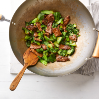 Chinese Ginger Beef Stir-Fry with Baby Bok Choy Recipe ... image