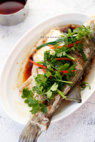 Chinese Steamed Whole Fish | China Sichuan Food image