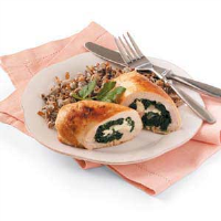 CHICKEN ROLLS WITH SPINACH RECIPES