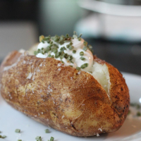 Garlic Baked Potato Recipe | Allrecipes image