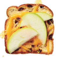 Cheddar 'n' Apple Cinnamon-Raisin Toast Recipe | MyRecipes image