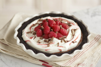 Dark Chocolate Raspberry Cream Pie Recipe | Driscoll's image