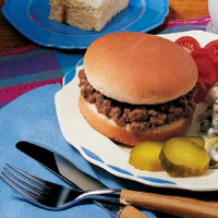 Sloppy Joe Burgers Recipe: How to Make It image