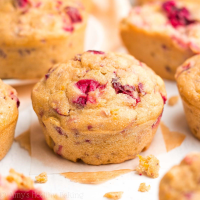 The Ultimate Healthy Cranberry Orange Muffins | Amy's ... image