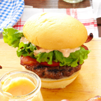 BLT Burgers Recipe: How to Make It - Taste of Home image