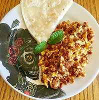 Scrambled Eggs with Chorizo Recipe | Allrecipes image