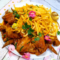 Spicy Wings And Chips recipe by Fatima A Latif image