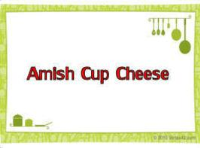CUP OF CHEESE RECIPES