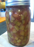 Canning Rhubarb Pie Filling - SBCanning.com - homemade ... image