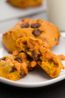 Pumpkin Chocolate Butterscotch Chip Cookies image