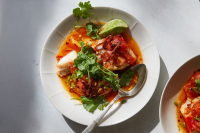 Tomato-Poached Fish With Chile Oil and Herbs Recipe - NYT ... image