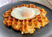 Waffle Iron Tater Tots from 