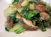 Sauteed Bok Choy With Mushrooms Recipe - Food.com image