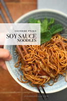 Easy Chinese Fried Soy Sauce Noodles | Simple. Tasty. Good. image