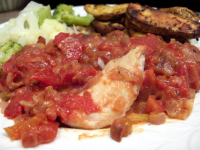 Baked Fish with Tomatoes Recipe - Food.com image