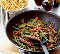 Stir-fried beef with hoisin sauce recipe | BBC Good Food image