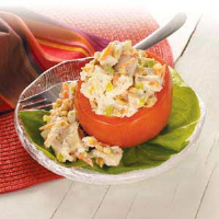 Chicken-Stuffed Tomatoes Recipe: How to Make It image