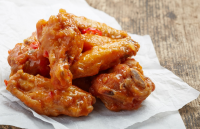 Air Fryer Sweet Thai Chili Chicken Wings Recipe by ... image