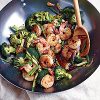 Shrimp and Broccoli Stir-Fry Recipe | MyRecipes image