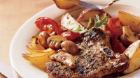 Gluten-Free Roasted Pork Chops and Vegetables Recipe ... image