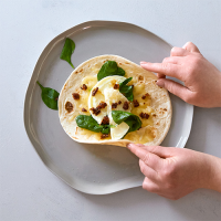 Egg White & Spinach Wrap - Recipes | Pampered Chef US Site image