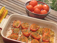 Roasted Tomatoes with Bread Crumbs Recipe | Bobby Flay ... image