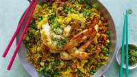 Singapore fried rice Recipe | Good Food image