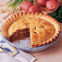 Savory Meat Pie Recipe: How to Make It - Taste of Home image