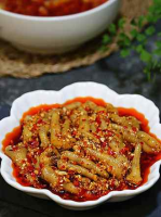 Chicken feet mixed with garlic recipe - Simple Chinese Food image