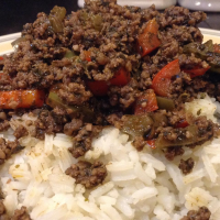 Asian Ground Beef and Pepper Saute Recipe | Allrecipes image